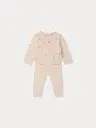 Laelou Set in Organic Cotton Pointelle Knit