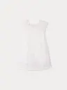 Lisabeth Dress in Tulle Embroidered with Flowers