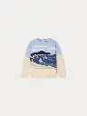 Lyle Hand Embroidered Seascape Sweater