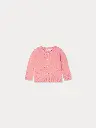 Teyana Round Neck Cardigan With Cherry Print