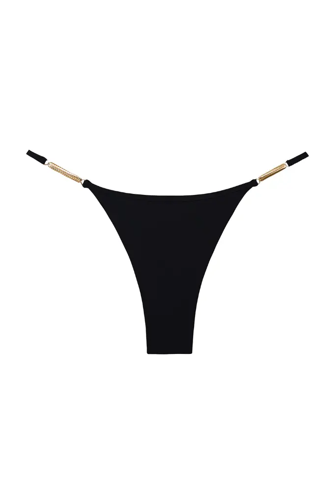 Luna Chain Bottom in Black Compression