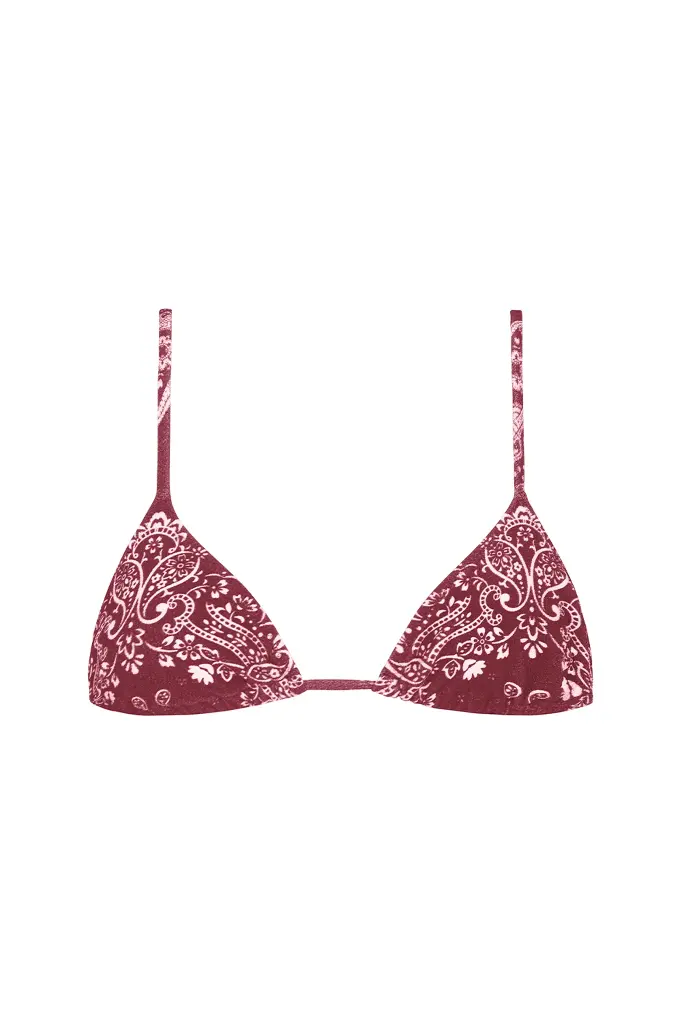 Equator Top in Hibiscus Bandana