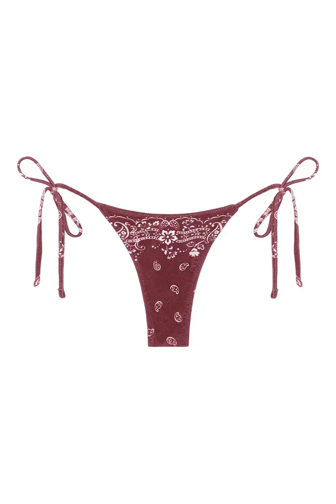 Praia Bottom in Hibiscus Bandana
