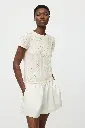 Pointelle Tee