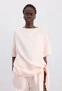 Mano Asymmetric Silk Top