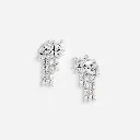 Multi Crystal Dangle Earrings