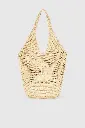 Leah Logo Hobo Raffia