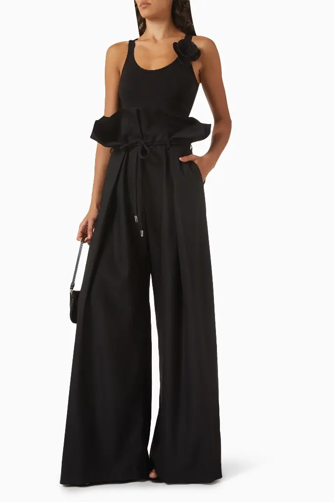 Paperbag Wide Leg Trousers