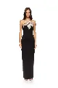 Crystal Leaf Corset Gown