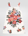 Flower Bouquet Print Dress