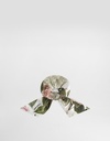 Hydrangea Print Poplin Scrunchie