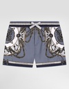 Cargo Print Poplin Bermuda Shorts 