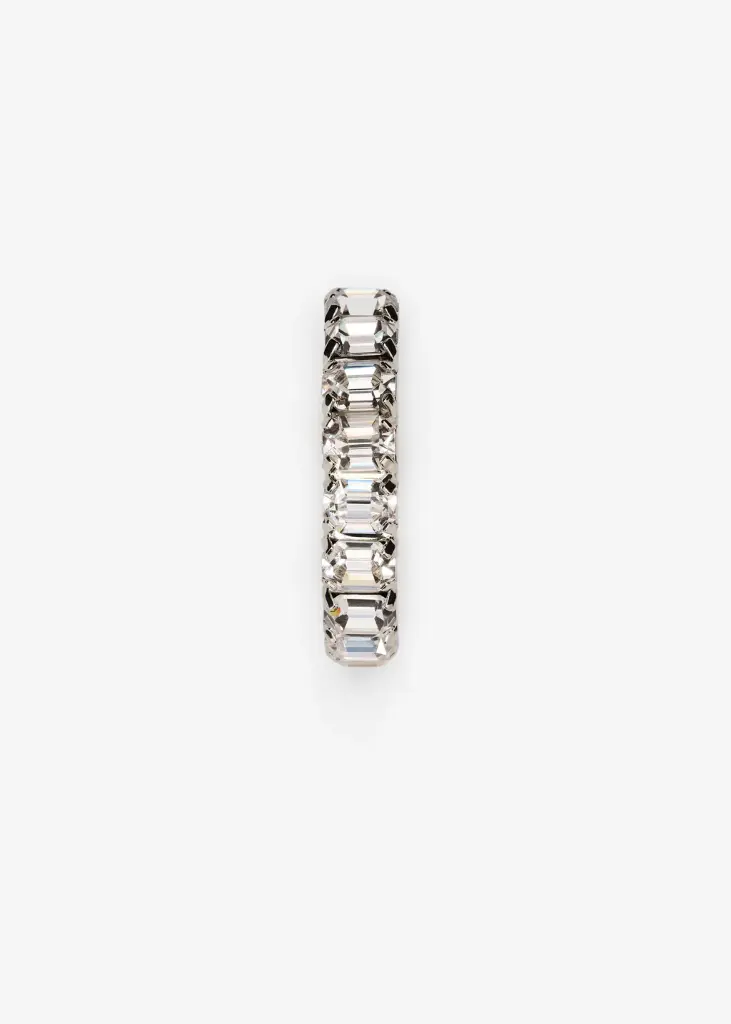 Crystal Earcuffs in Silver