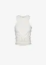 Knotted Ribbed Tank Top 