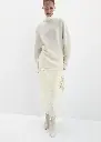 Dimensional Sleeves Wool Turtleneck