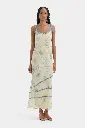 Cecile Ruffle Slip Dress