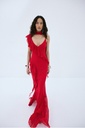 Mayara  Maxi Dress in Ruby Red 