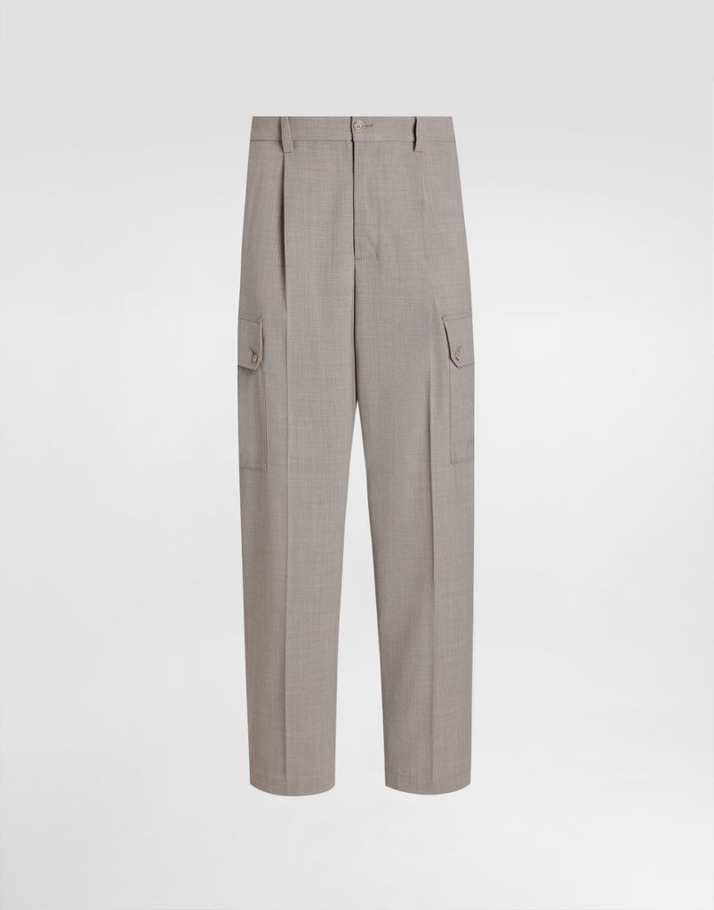 Wool Canvas Trousers