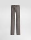 Bird's Eye Wool Jogging Trousers