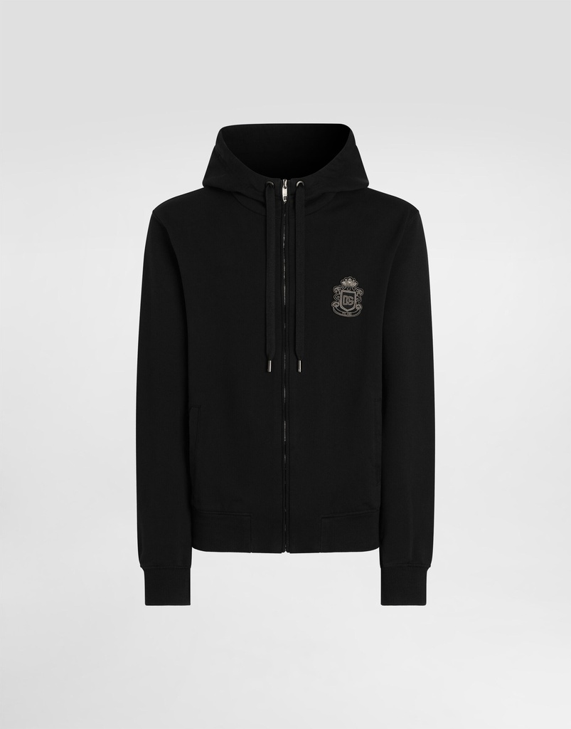 Jersey Sweatshirt with Heraldic Patch