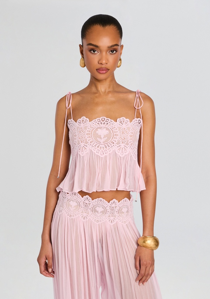 Luenie Top in Rosa