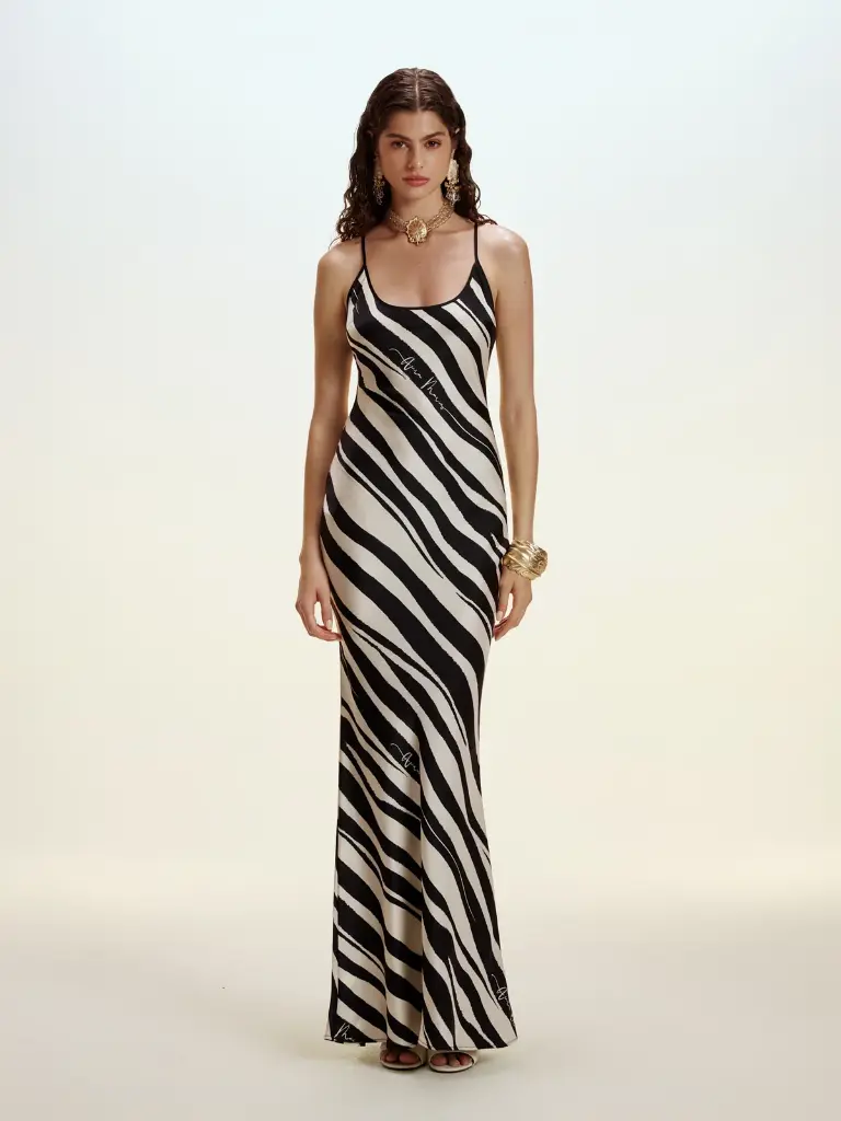 Venus Silk Maxi Dress