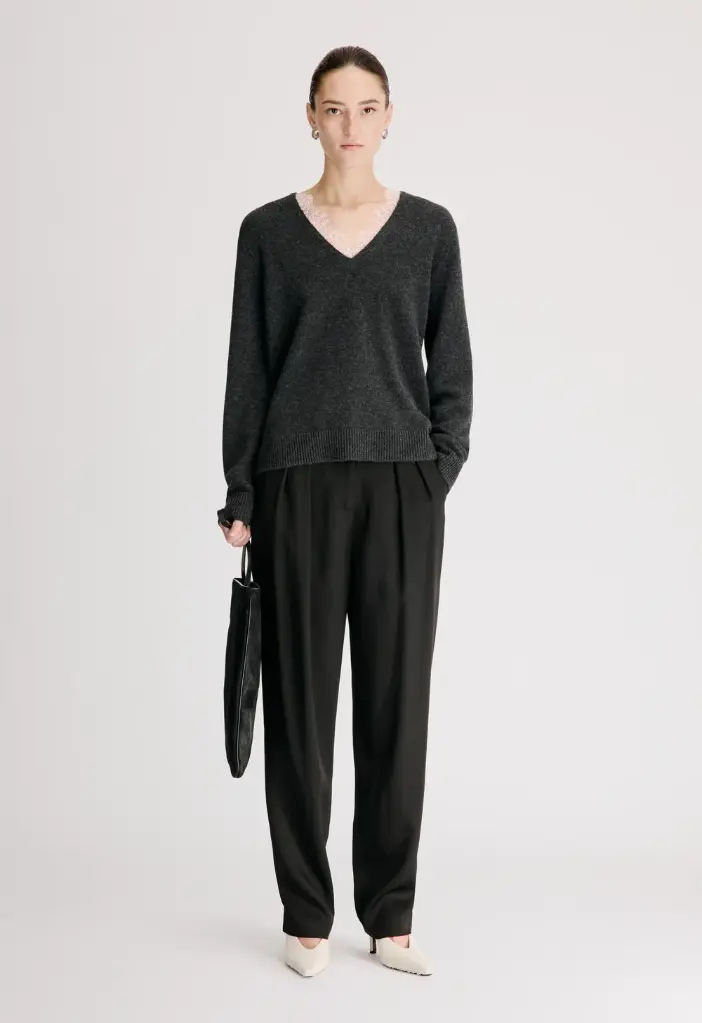 LEYLA Lace trim sweater