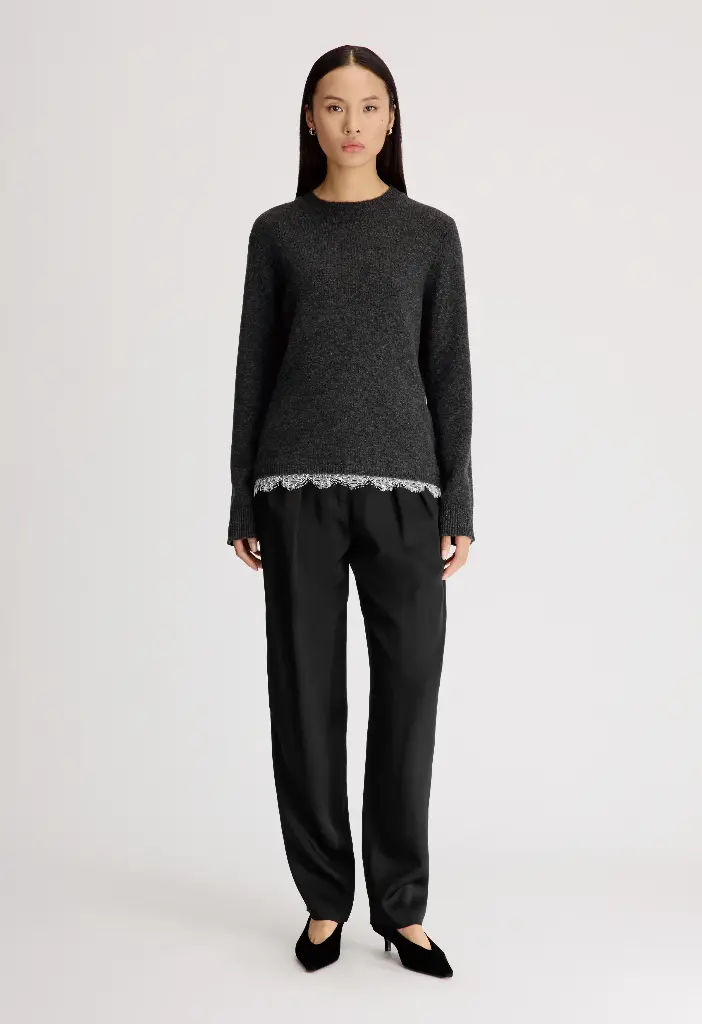 ARVO Lace trim sweater