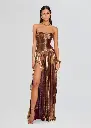 Saba Dress in Golden Port