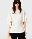 Satin Top with Handkerchief Sleeves