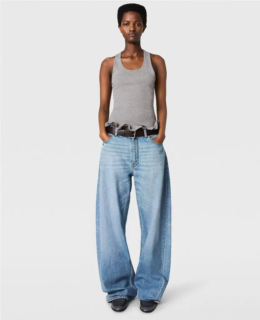 Curvy and Relaxed Mid-Rise Jeans