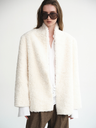 Manuela Shawl-Collar Shearling Jacket