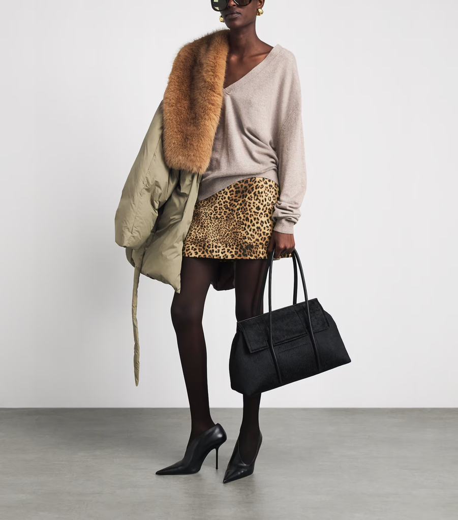 Anouk Leopard Print Skirt