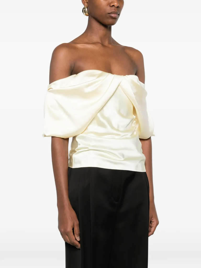 Off-the Shoulder Draped Top