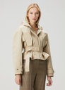 Belted Peplum Jacket