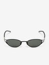 Women's Slim Cat Eye Sunglasses with T-Bar in Black