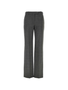 Embroidered Wool Trousers