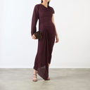 One Shoulder Plisse Dress