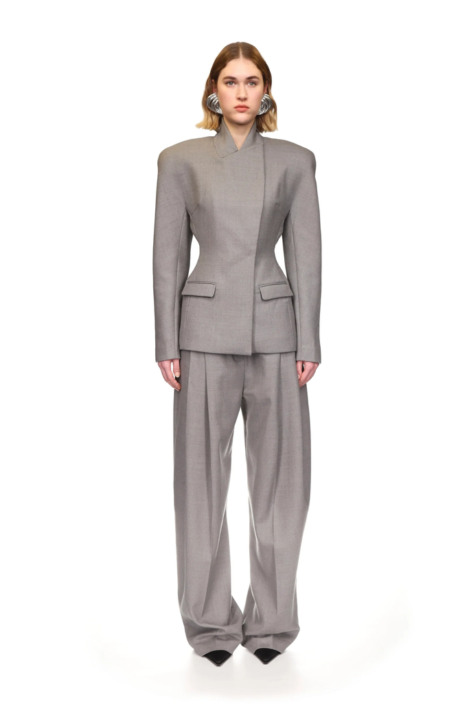Structured Sleeve Tailored Jacket