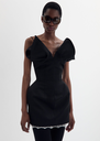V Neck Corset Mini Dress