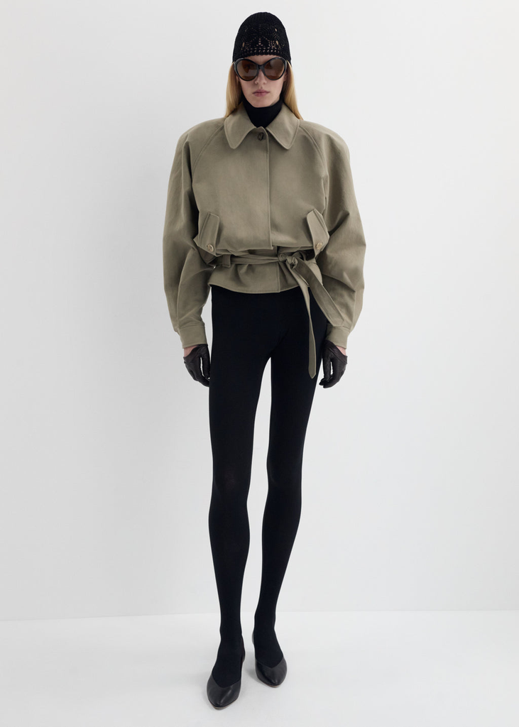 Belted Raglan Jacket 