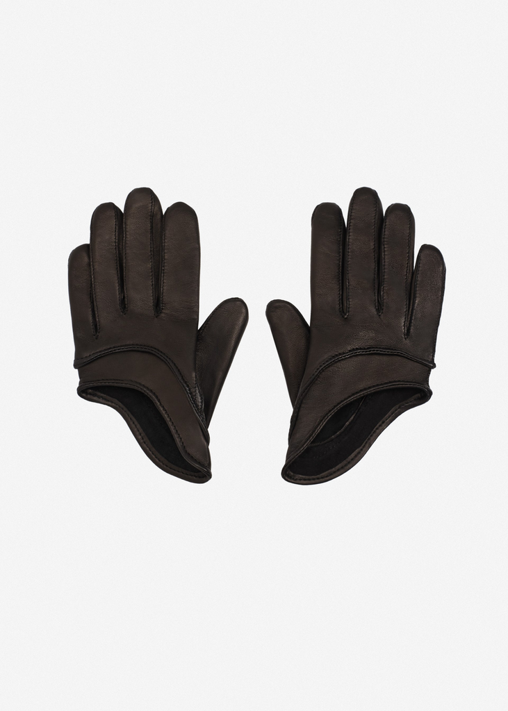 Short Leather Gloves