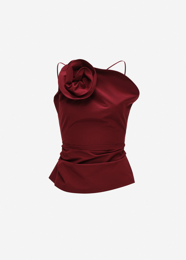 Rose One Shoulder Top 