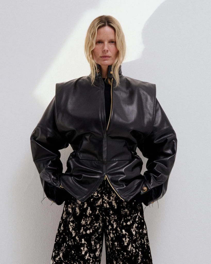Gianna Gilet Leather Jacket