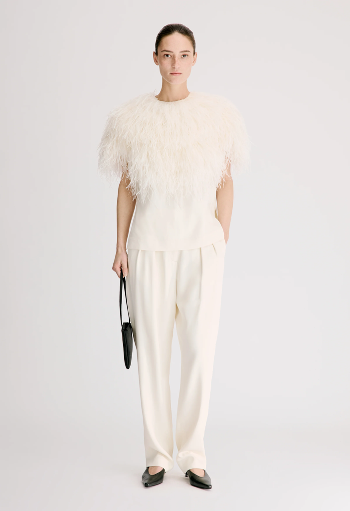IONA Ostrich Feathers Top