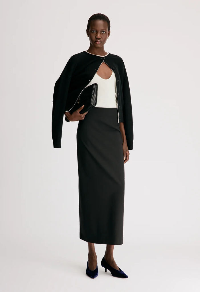 SAMOS LDS Grain de Poudre Long Skirt