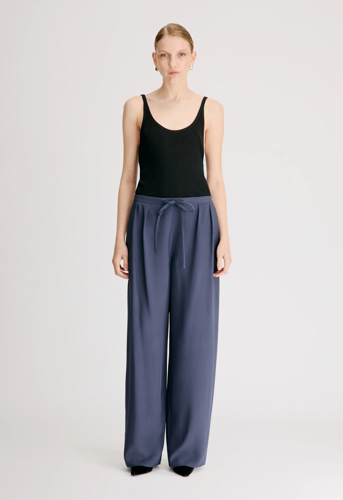 ELLON Straight Leg Drawstring Trousers