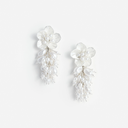 Pearl Flower Beaded Cluster Earring