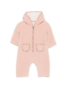 Teddy Fleece Hooded Romper