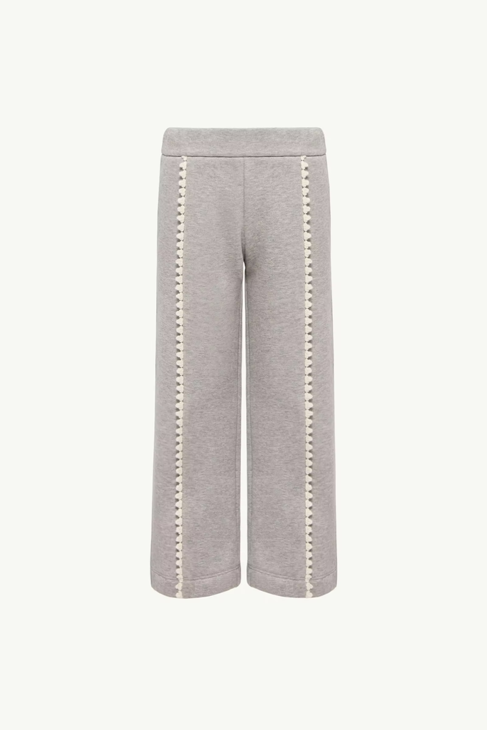 Cotton Fleece Trimmed Track Pants